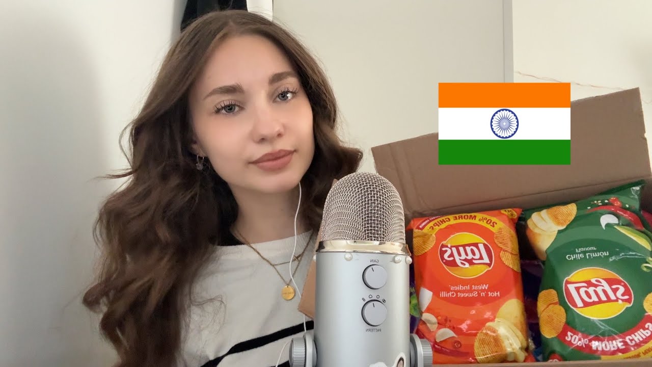 ASMR Trying Indian Snacks 🇮🇳(I got scammed ⁉️)