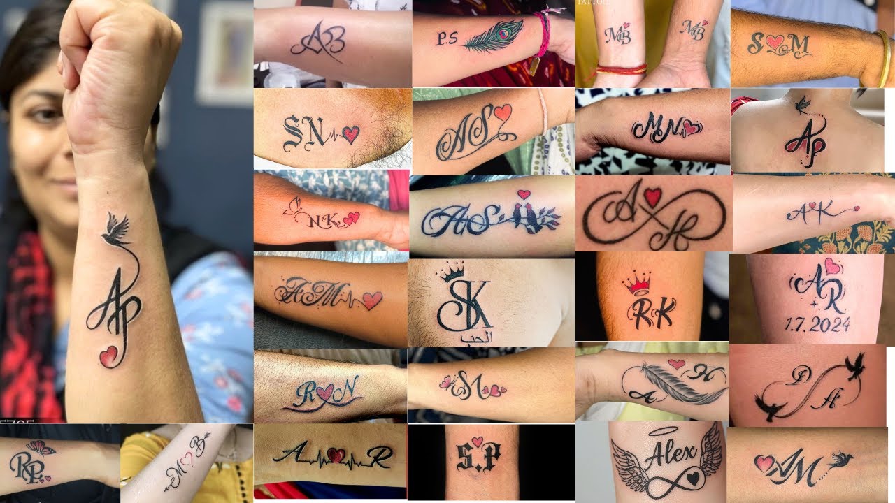 Top Tattoo Artist Reveals 99 Letters Designs for Couple