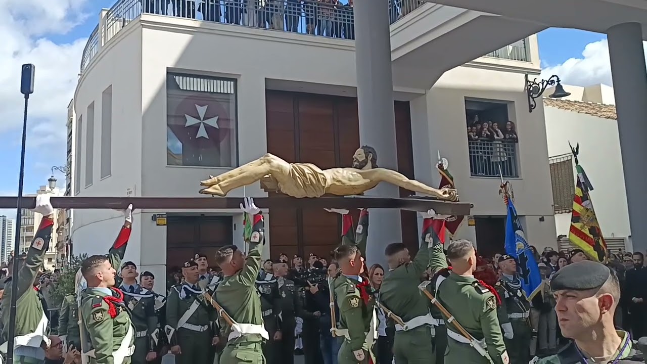Traslado de La brigada paracaidista del cristo de animas y ciegos |Semana Santa Malaga 2025