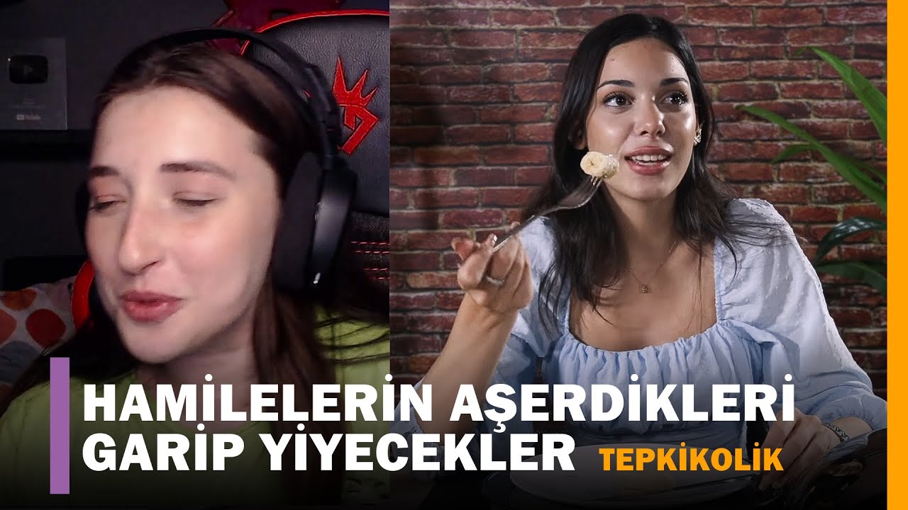 Pqueen - HAMİLELERİN AŞERDİKLERİ GARİP YİYECEKLERE TEPKİ İzliyor (Tepkikolik)