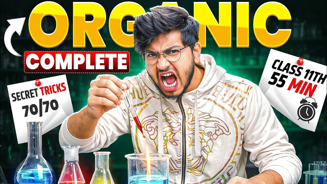Class 11th Organic Chemistry One Shot For Exam 2026 | Complete Organic Chemistry One shot class 11th