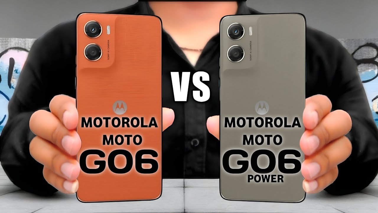 Motorola Moto G06 Vs Motorola Moto G06 Power || Full Comparison ⚡