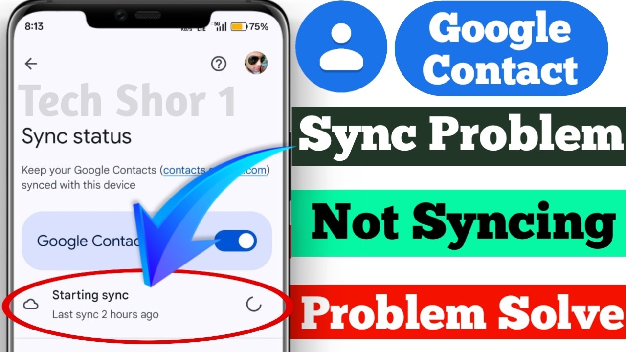 Google Contacts Not Syncing: Fix Sync Error & Restore Phone Contacts Instantly | Google Contact Sync