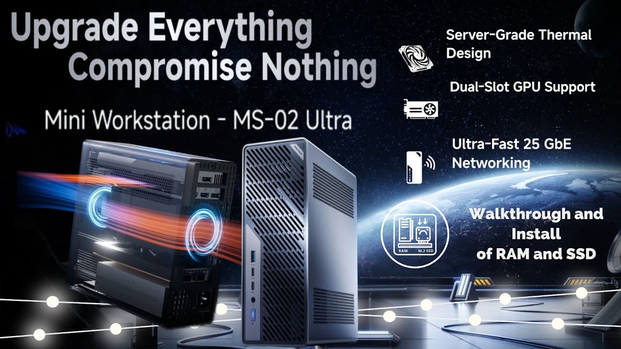 The MINISFORUM MS-02 Ultra Workstation - RAM & SSD Installation
