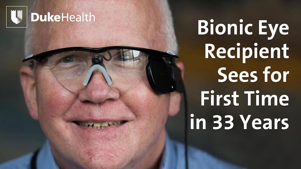 Пациент, получивший бионический глаз, впервые за 33 года видит | Duke Health