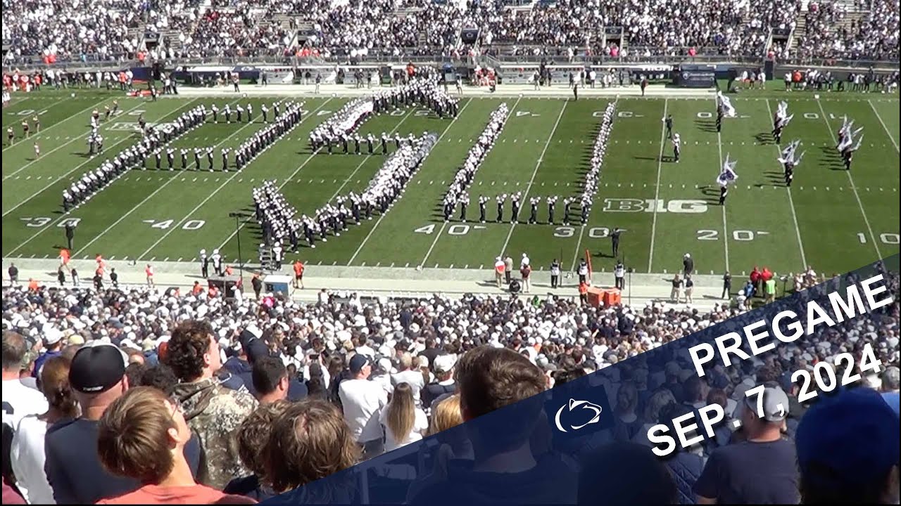 The Penn State Blue Band pregame show.  Sept. 7, 2024