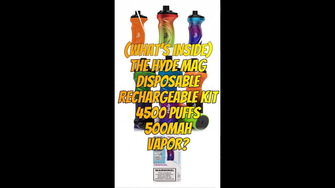 Hyde MAG - Rechargeable Kit 4500 Puffs 500mAh - What's INSIDE?