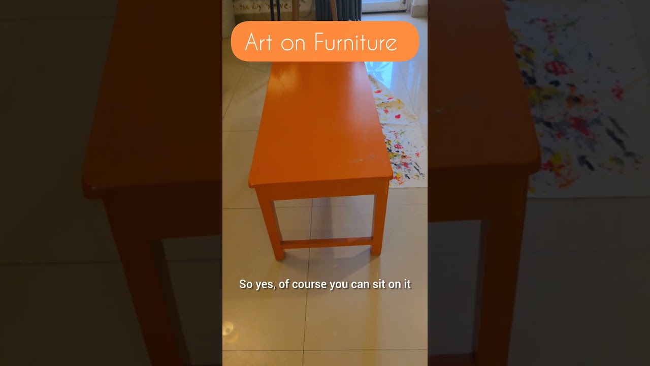 Art on Furniture #KanikaKushDesignHouse #ArtOnFurniture #FunctionalArt #SupportLocalArtists