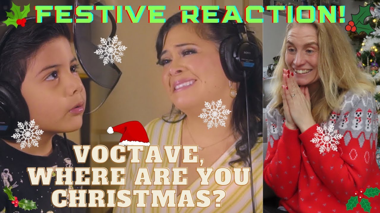 FESTIVE REACTION! Voctave, Where Are You Christmas? OFFICIAL VIDEO ❤️🎄🎅🏻 