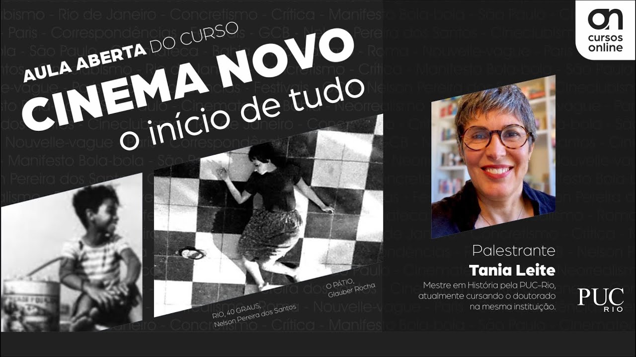 Aula aberta do curso de extens&atilde;o em Cinema Novo: o in&iacute;cio de tudo