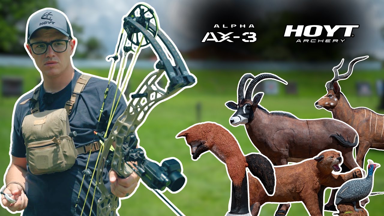Тестирование Hoyt AX3 в самых важных условиях – стрельба по 3D-мишеням