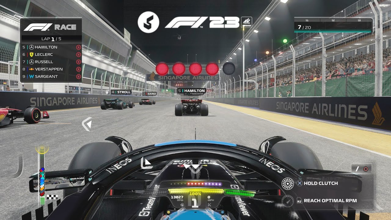 F1 23 - Singapore Grand Prix FULL GAMEPLAY (PS5)
