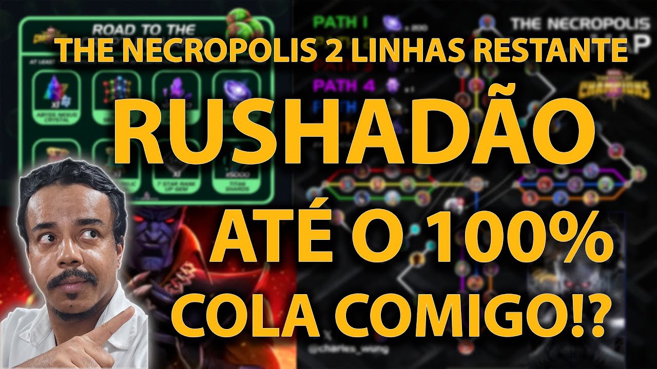 NECROPOLIS MCOC PATH 1 E PATH 6 PARA O MEU 100% VOU RUSHAR DIRETO