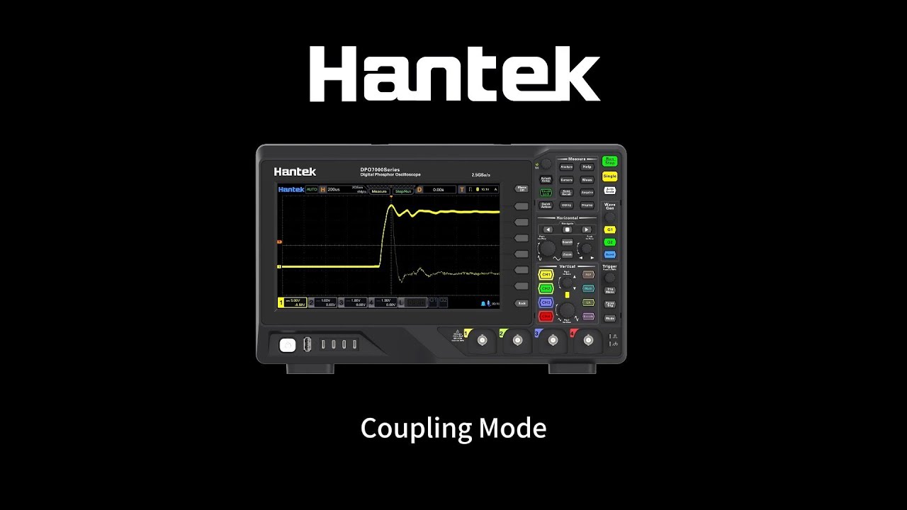 What is the difference between DC coupling and AC coupling? #oscilloscope #couplings #hantek