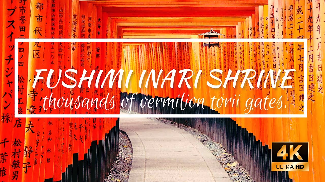 FUSHIMI INARI SHRINE KYOTO JAPAN WALKING TOUR 4K | MOST VISITED PLACE IN KYOTO JAPAN 伏見稲荷大社