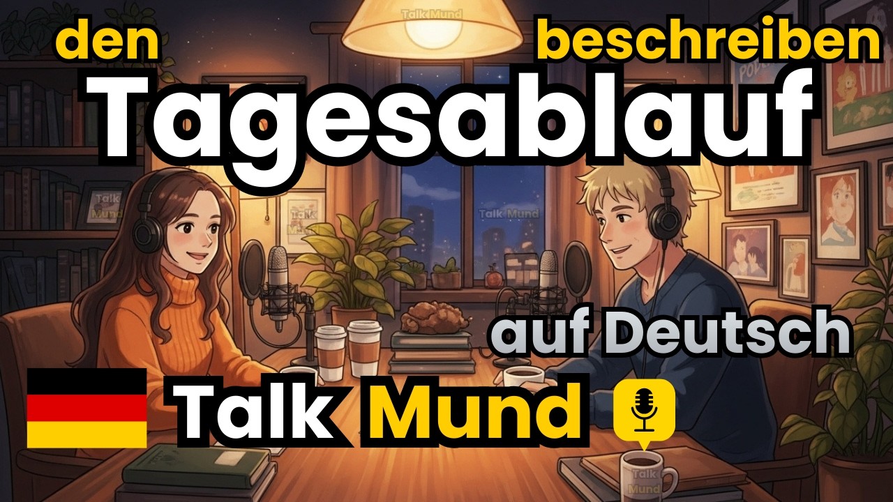 How to Describe Your Daily Routine in German  | Easy German Conversation Practice