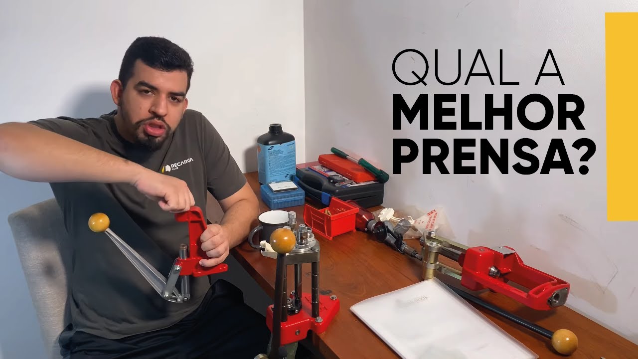 Qual melhor prensa para recarregar munições?