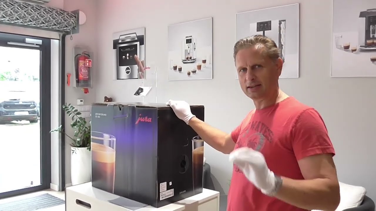 Jura Z10 Dark Inox Pana Adama i uwaga na niezawiązane buty od sklep.primocaffe.pl