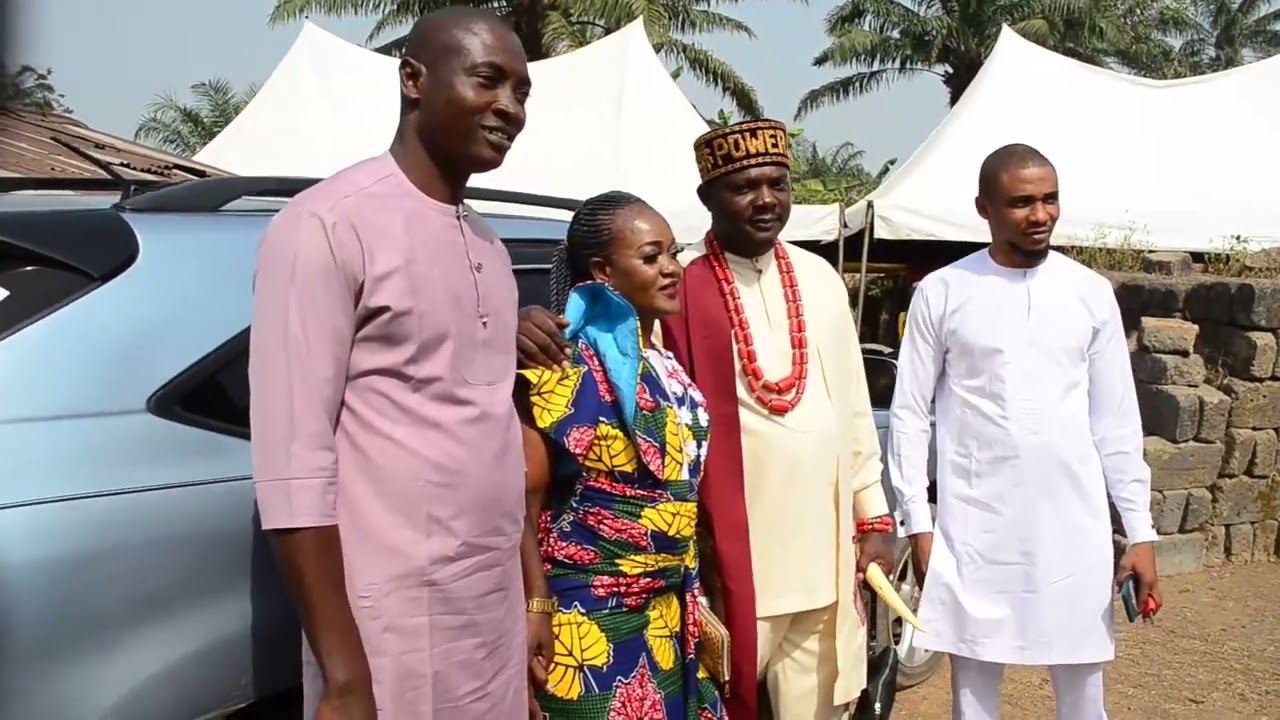 POWER HOLDING 2023. Traditional marriage bw Ify & Emenike.