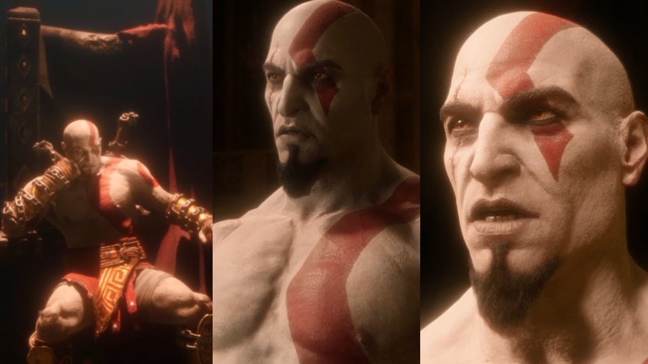 Kratos Facial Expressions Without The Beard Is Something Else God Of War Ragnarok Valhalla