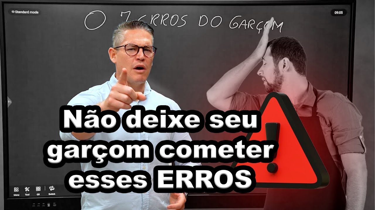 Os 7 erros que todo garçom deve evitar