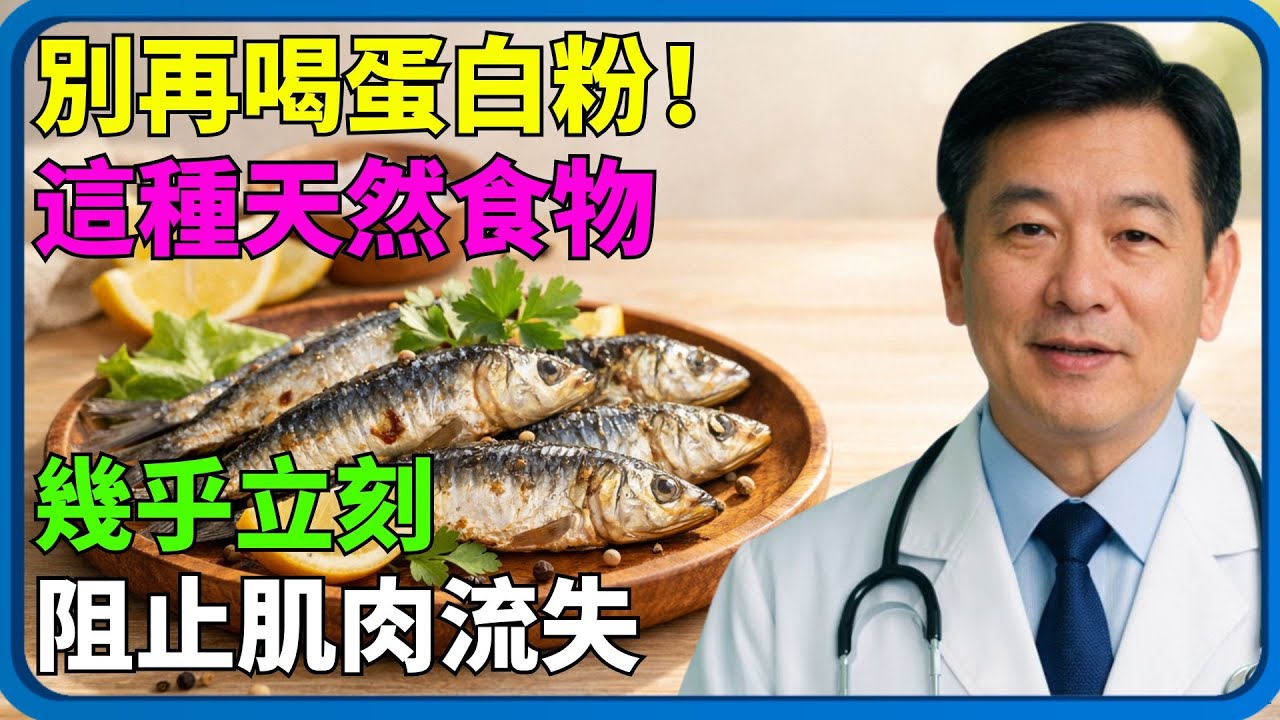 別再喝蛋白粉！這種天然食物比蛋白粉更快防止肌肉流失
