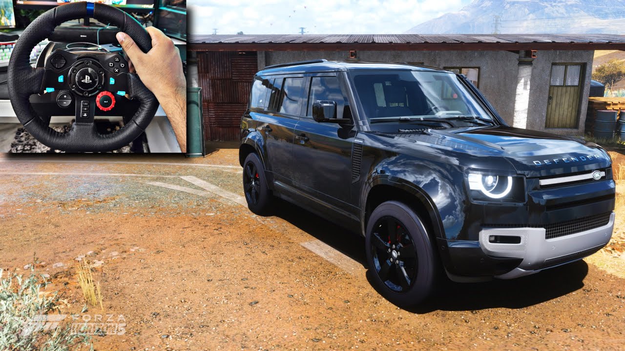Land Rover DEFENDER | Forza Horizon 5 Logitech G29 4K Gameplay