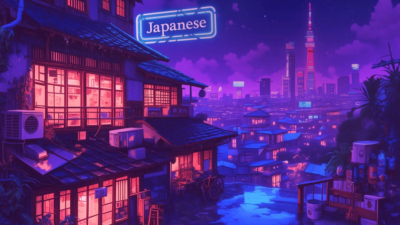 Lofi Hip Hop Beats 🏮1980s & 90s Nostalgic Old Japanese Town Ambience 🌆 Lofi Rain Playlist