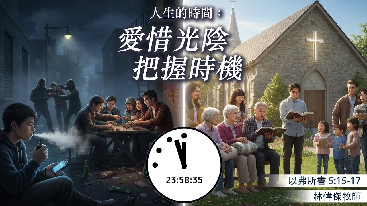 2.08.2025 慕迪港頌恩堂粵語主日崇拜 | 講題：人生的時間：愛惜光陰、把握時機