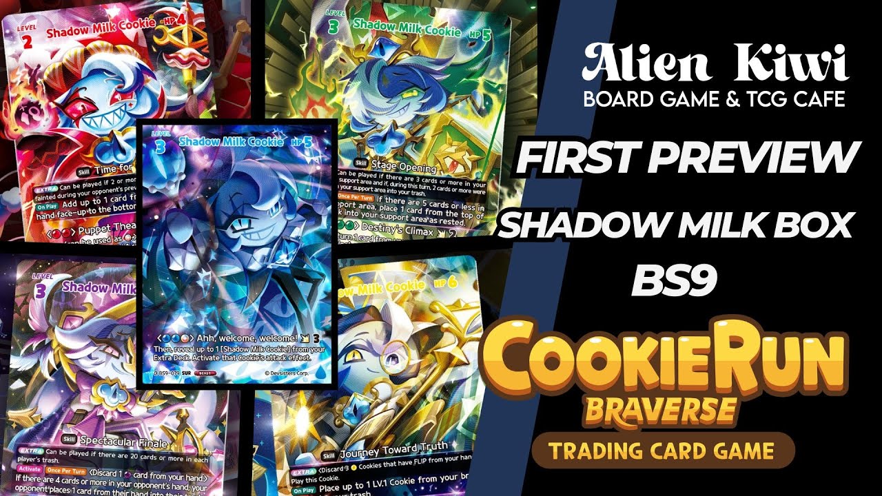 [Cookie Run วันพุธ] EP35 : "LIVE !!!" First Preview BS9 "Shadow Milk" Box Cookie Run Braverse