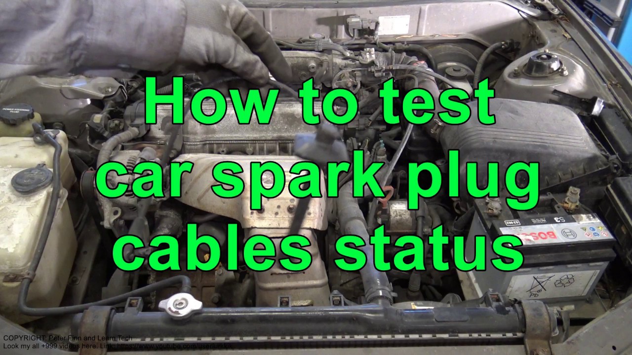How to test car spark plug cables status. Bad or good?