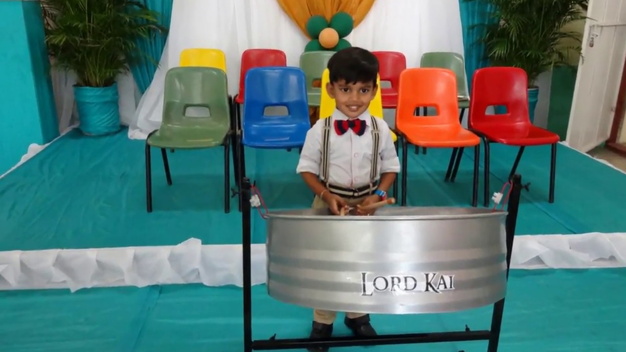 4 year old infant- Trinidad and Tobago National Anthem