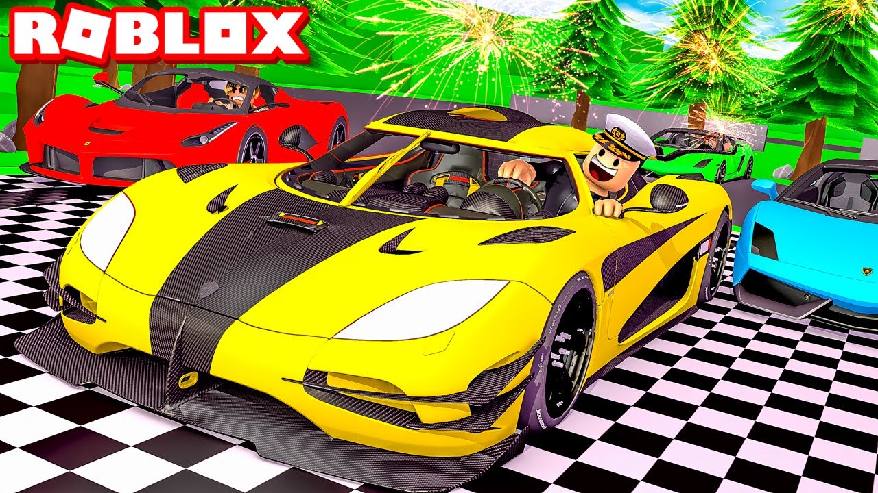 RACING with the ULTIMATE SUPER CAR in ROBLOX