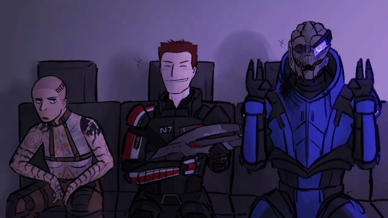 Jack isn't a big fan of Shepard's ''shuttle playlist'' || Mass Effect 2 fan animation