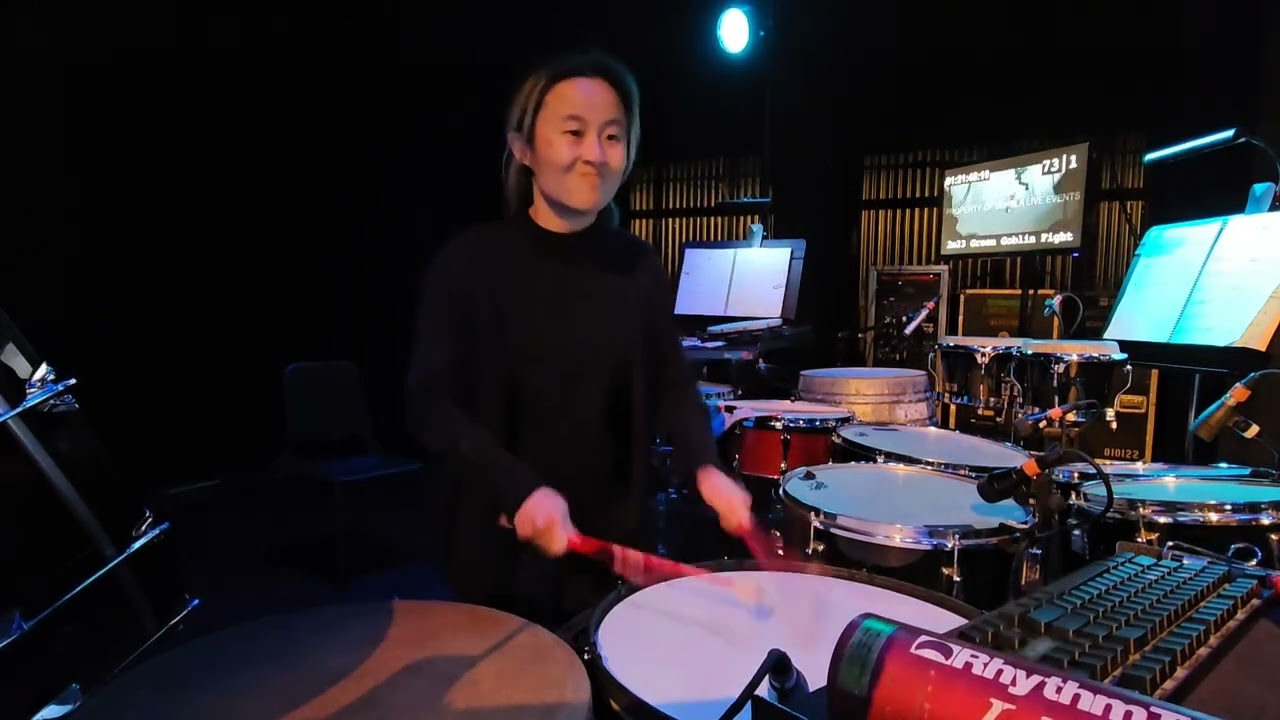 Spider-Man: Into the Spider-Verse Live in Concert, Percussion Cam