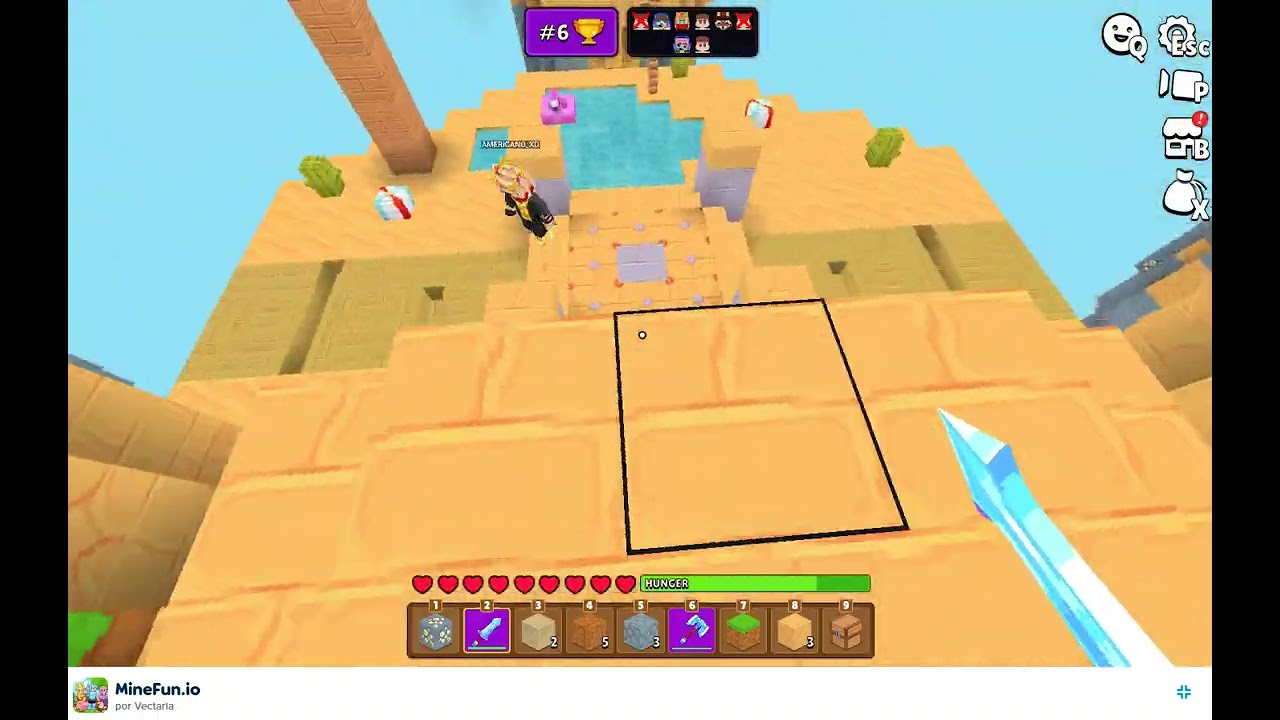 Me encontre a un fan en minefun!!! pt 3 *saludos a americano :3*