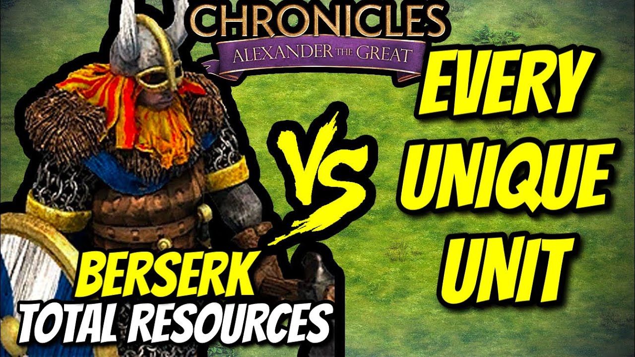 ЭЛИТНЫЙ БЕРСЕРК vs КАЖДЫЙ УНИКАЛЬНЫЙ ЮНИТ (ОБЩИЕ РЕСУРСЫ) | AoE II: Definitive Edition
