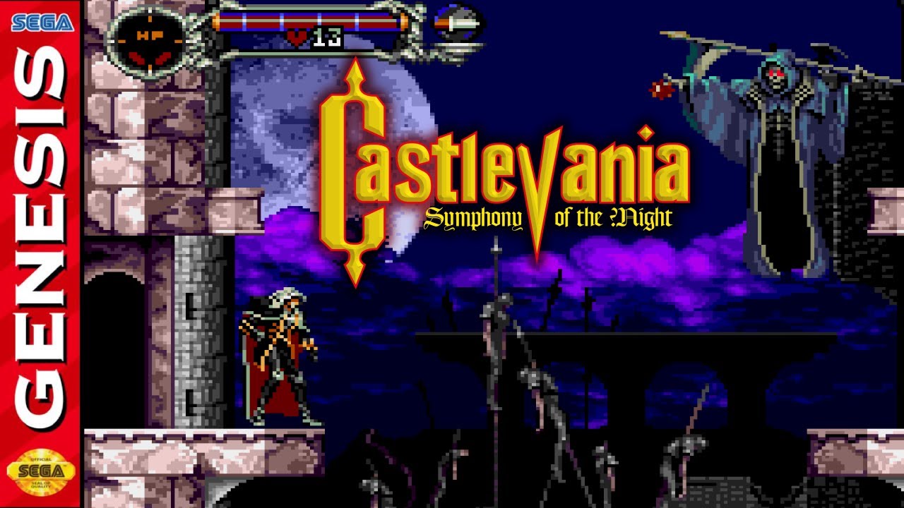 Castlevania: Symphony of the Night - Christmas 2023 Demo [Mega Drive & Sega Genesis]