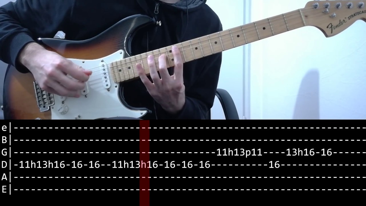 Animals As Leaders - The Brain Dance intro (slow + Play Along Tab)