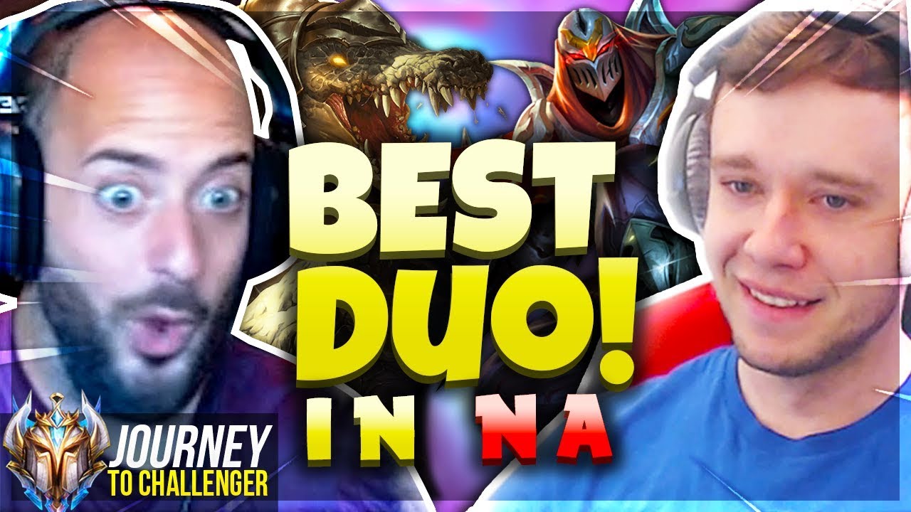 Probably The BEST Duo You'll EVER See!!!! ft. Solorenektononly - Journey To Challenger | LoL