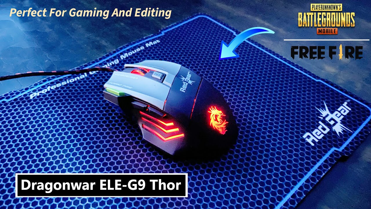 Redgear Dragonwar ELE G9 Gaming Mouse Unboxing & Review | Best Gaming & Editing Mouse Under Rs.1000