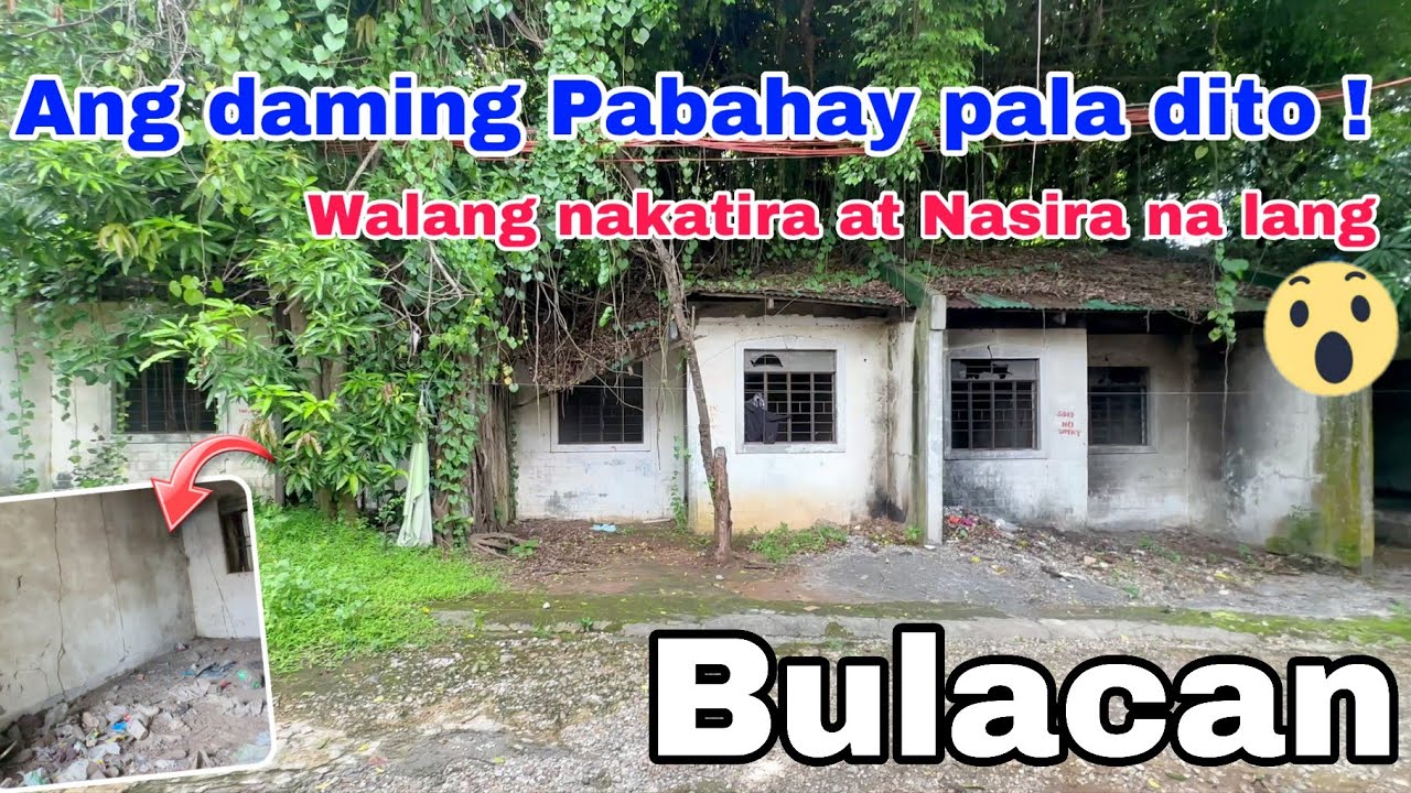 Ang daming pabahay pero walang nakatira Nasira na lang !ano nangyari  ?Plaridel Bypass Bulacan ! 