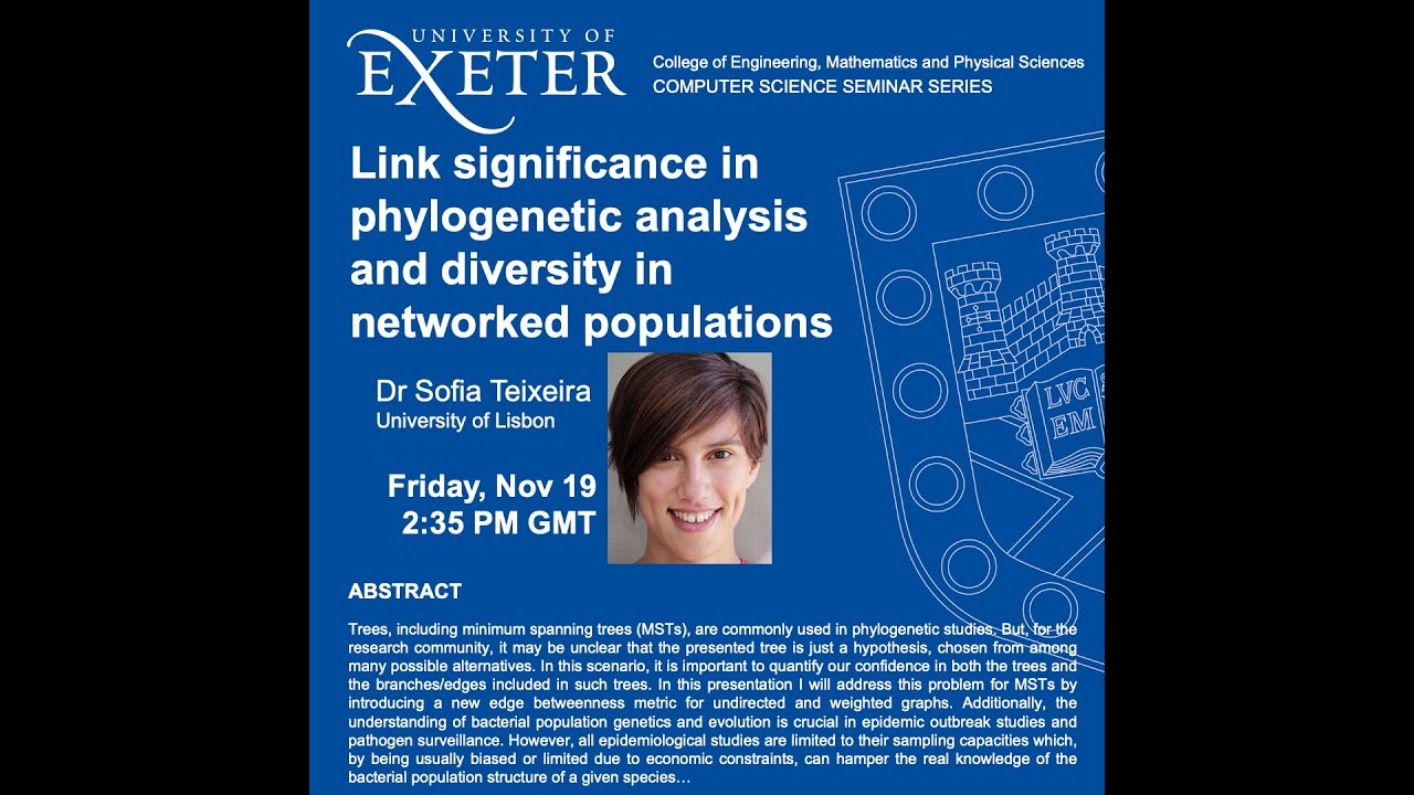 Link significance in phylogenetic analysis and diversity in networked populations