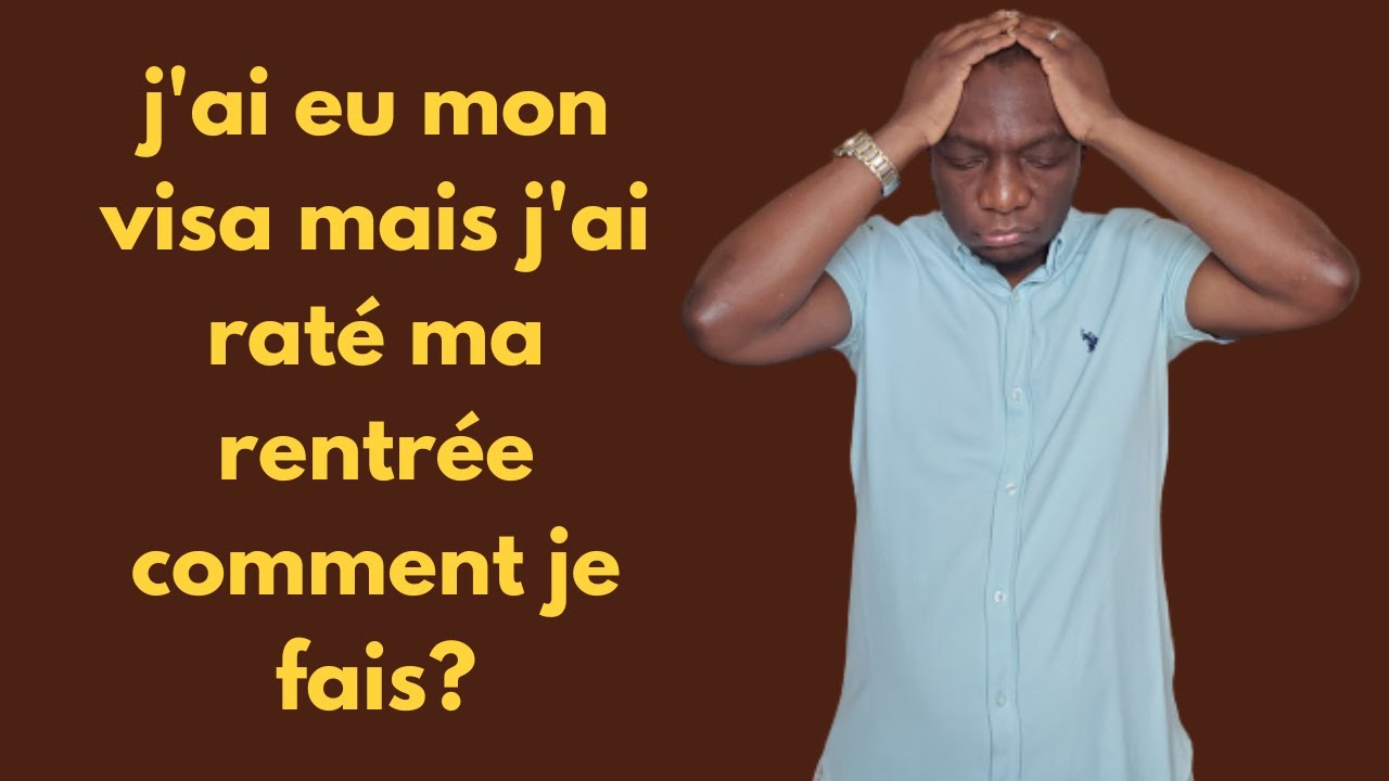 immigration Canada: J'ai eu mon visa étudiant mais j'ai raté ma rentrée, comment faire?