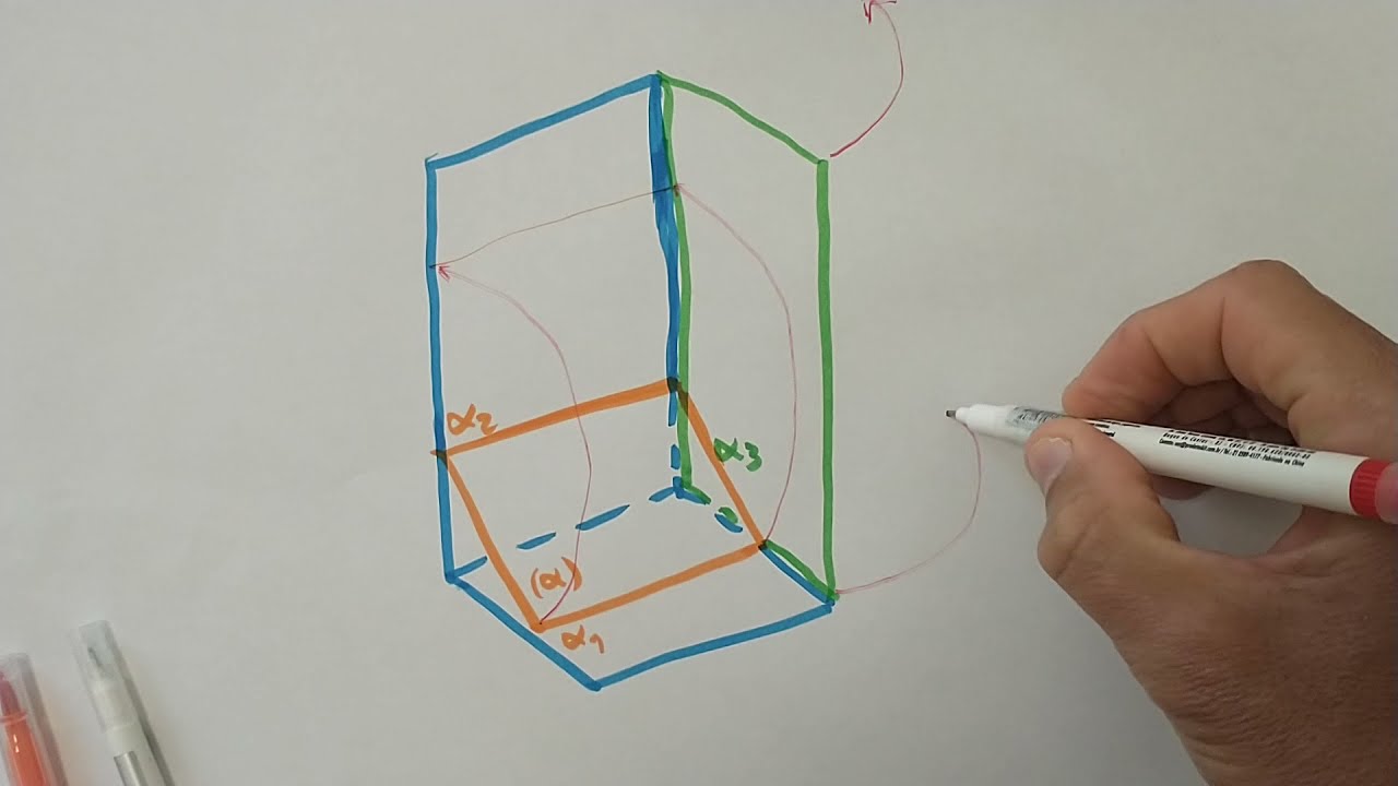 Métodos descritivos (mudança de plano e rebatimento) para plano de rampa