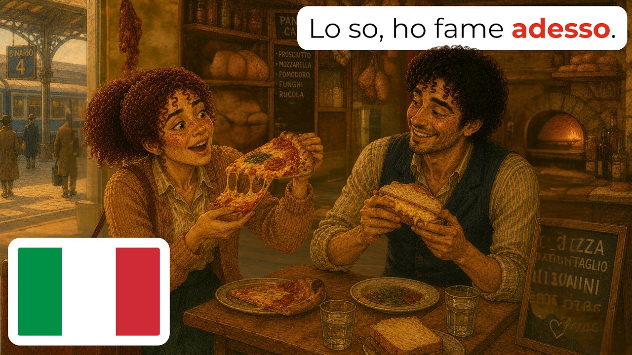 🇮🇹 Stuck at the Station? 😅 | Learn A1-A2 Italian Fast!