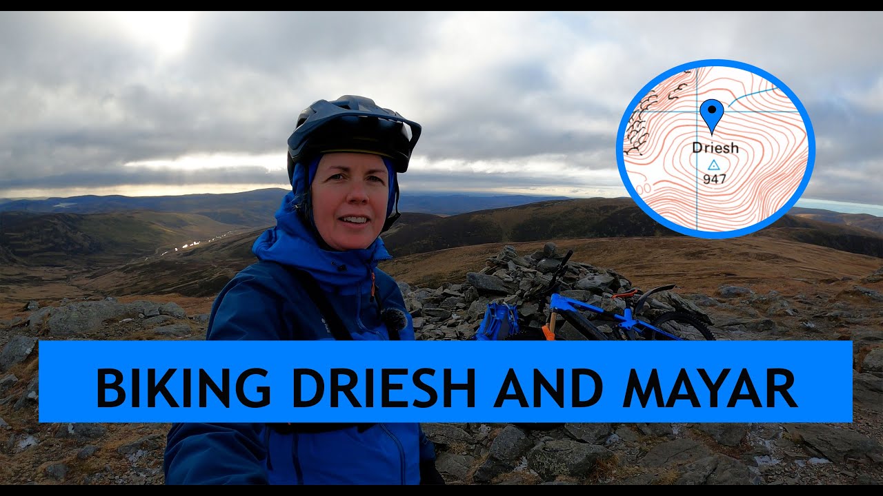 Munro Biking - Driesh and Mayar by bike.