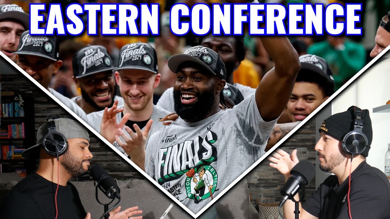 2024-25 NBA Eastern Conference over/under win predictions | All Things Basketball Podcast | Part 1/2