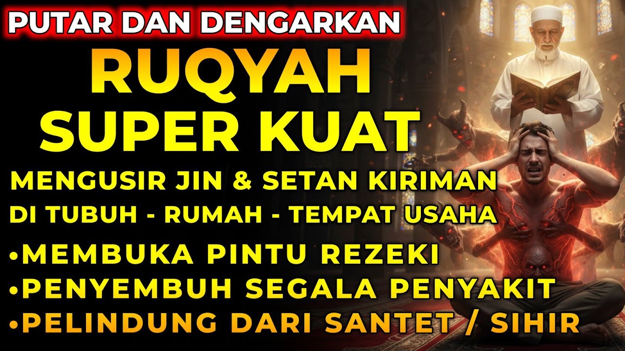 RUQYAH RUMAH PENGUSIR JIN, SETAN & SIHIR DI RUMAH & TUBUH, PENENANG HATI DAN FIKIRAN | BY ALAA ASER