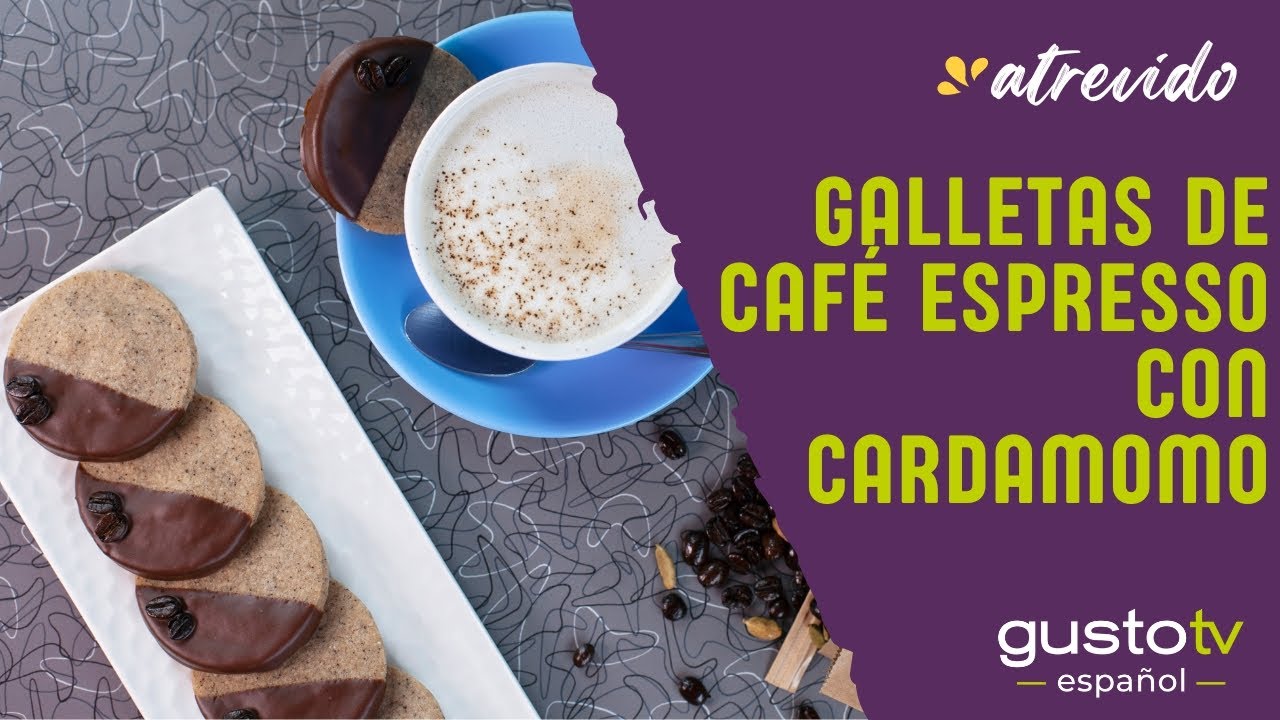 Galletas de café espresso con cardamomo